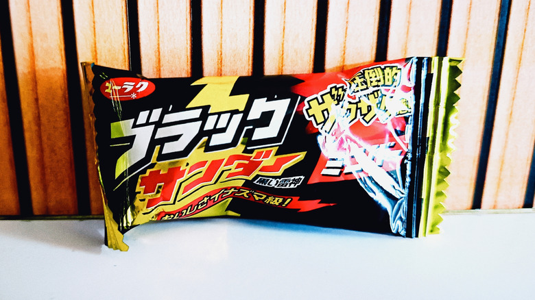Black Thunder candy in wrapper
