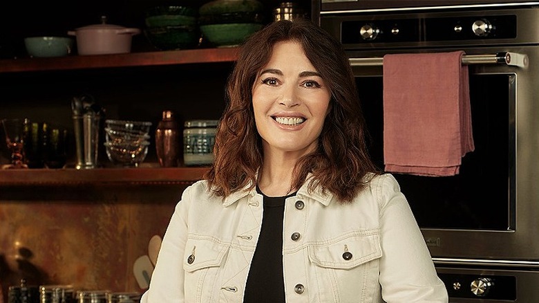 Nigella Lawson smiling