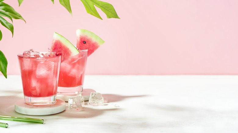 Watermelon cocktails