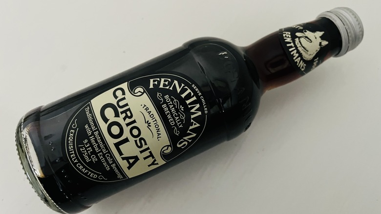Glass bottle of Fentimans cola