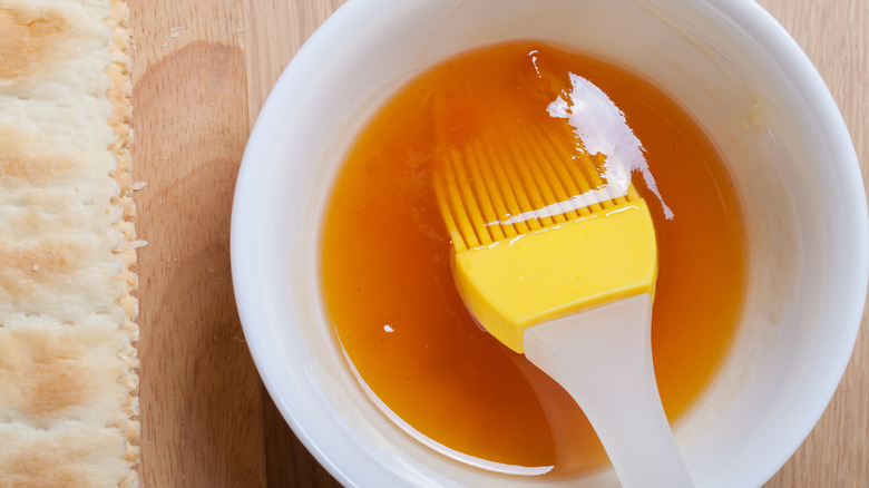 Flavored simple syrup for cake