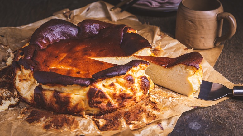 basque burnt cheesecake