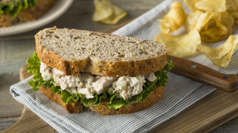 Chicken salad sandwich