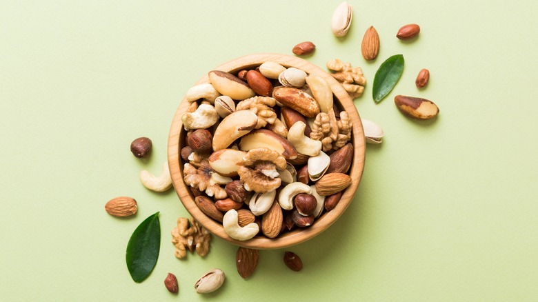 bowl of various nuts