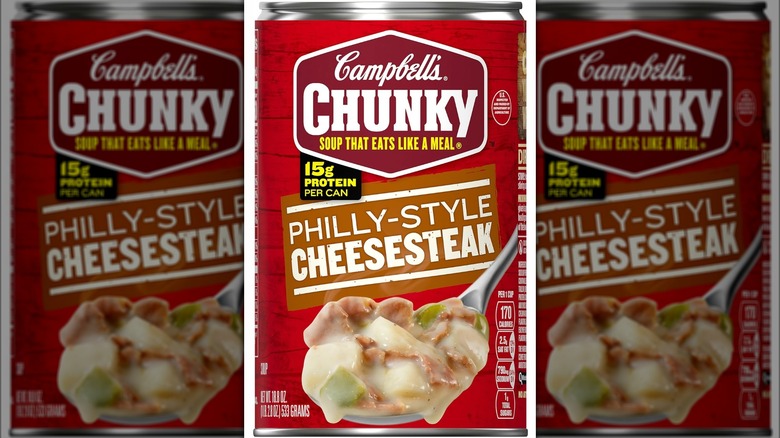 Campbell's Philly-style cheesesteak soup