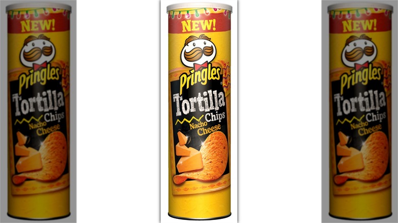 Nacho Cheese Tortilla Chips Pringles