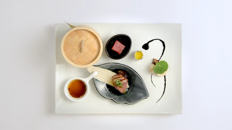 A course of kaiseki