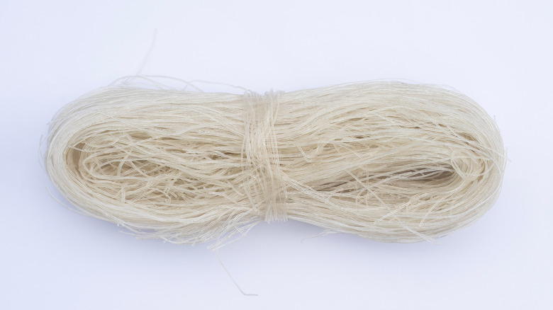 Bundle of dried rice noodles