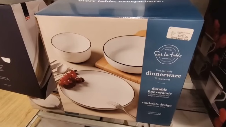 Sur La Table dinnerware set at HomeGoods
