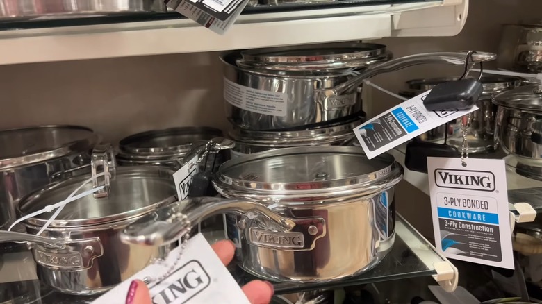 Viking 3-ply bonded pots at HomeGoods
