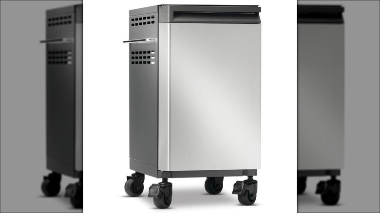 Napoleon Prestige stainless steel under grill storage