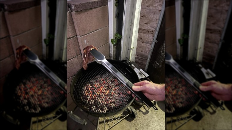 Nexgrill stainless steel tongs