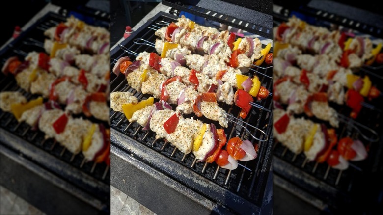 Weber grill skewer set