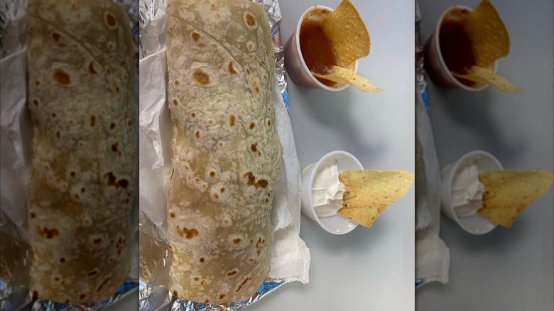 Chicken burrito from Fajita Pete's