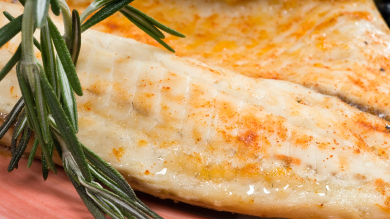 cooked tilapia with herbs