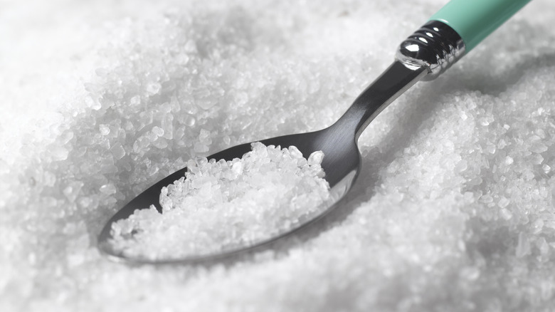 teaspoon of rock salt