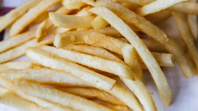 Closeup of Burger King fries