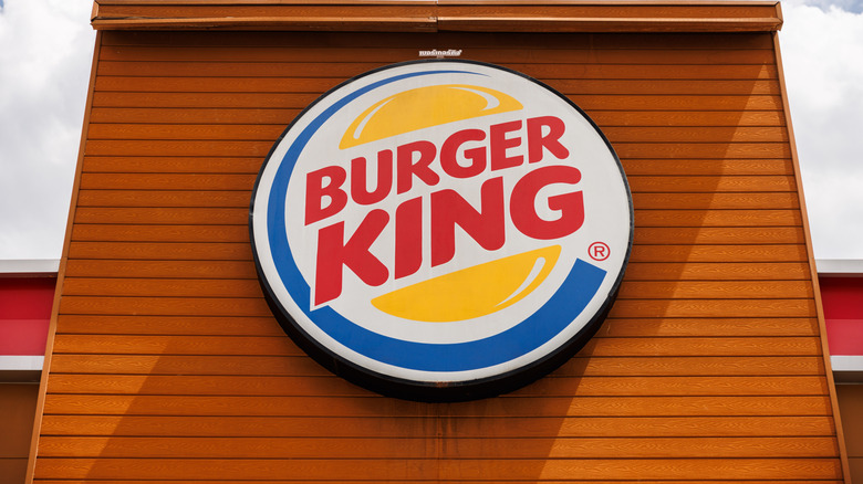 Large Burger King sign on store exterior