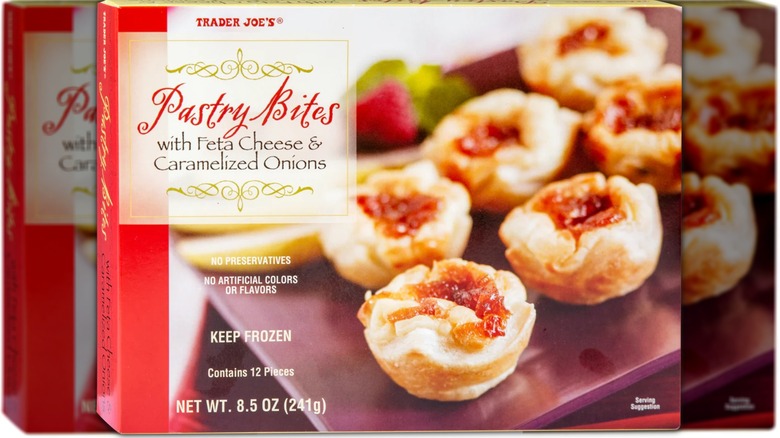Trader Joe's Pastry Bites with Feta Cheese & Caramelized Onions