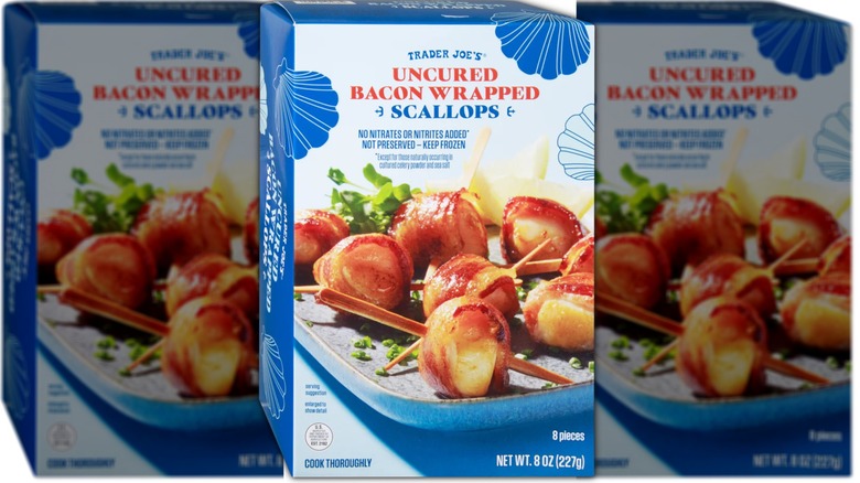 Trader Joe's Uncured Bacon Wrapped Scallops