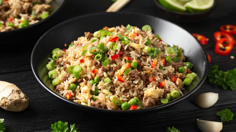 A bowl of fried rice