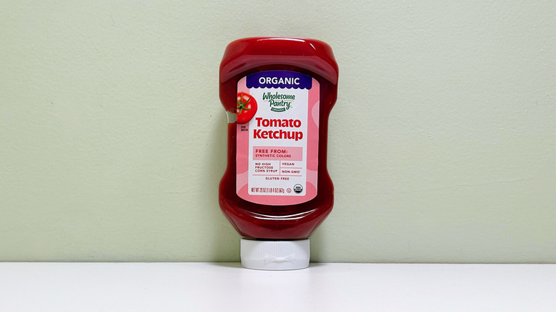 One bottle of Wholesome Pantry ketchup