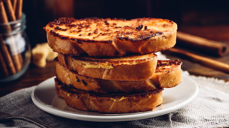 French toast on plate