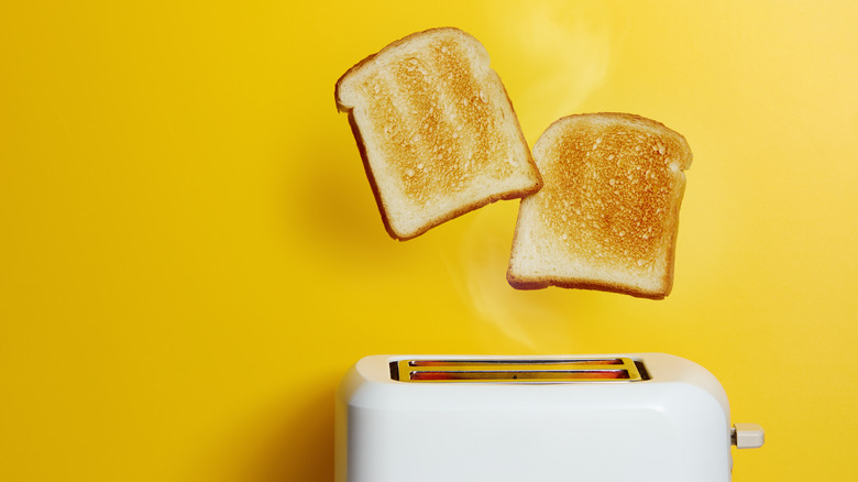 toast flying out of toaster
