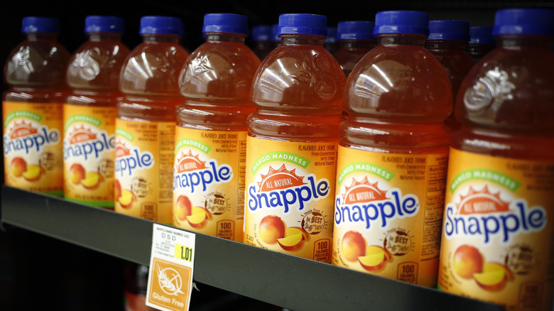 Snapple Mango Madness on shelf