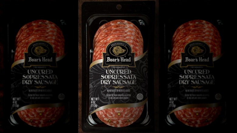 Pack of Boar's Head Uncured Soppressata