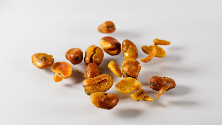 Golden and crispy air-fried beans