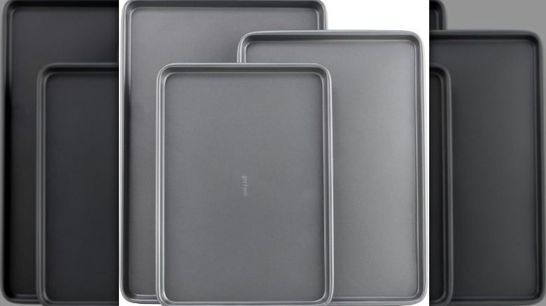 GoodCook baking sheet set on white background
