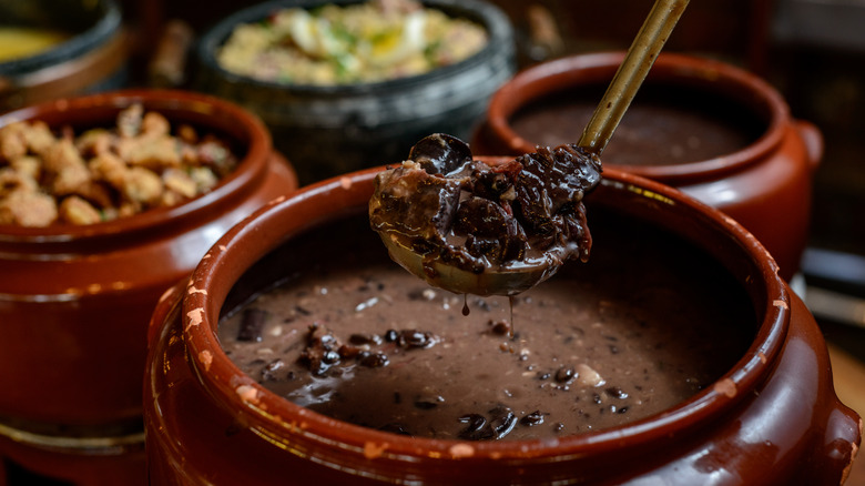 Feijoada with traditional sides