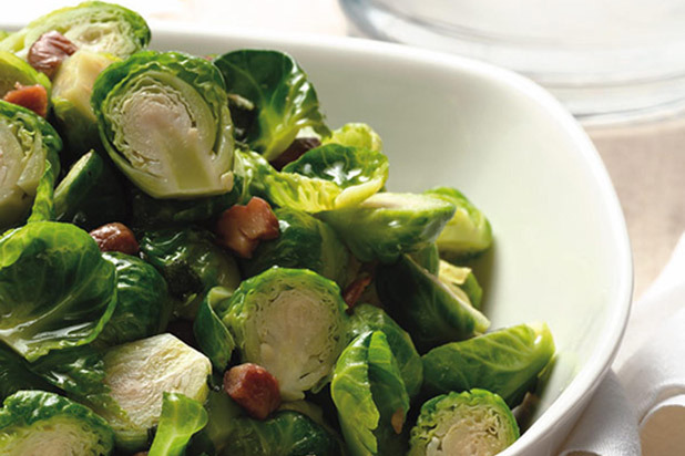 Brussels Sprouts with Chestnuts and Sage Recipe