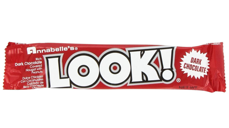 Annabelle's Look! candy bar on white background