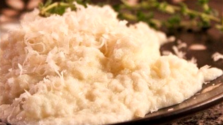 Mashed Cauliflower close up