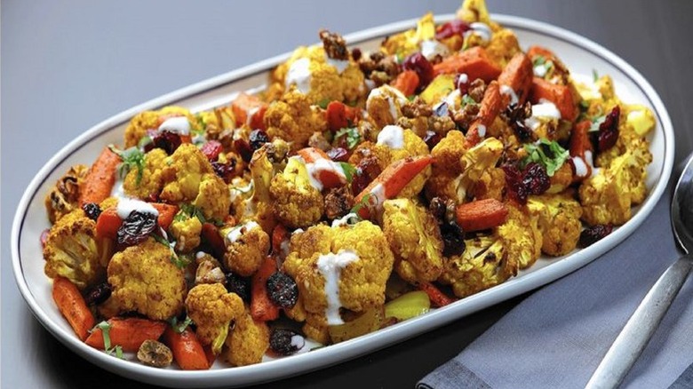 Wood-Smoked Cauliflower and Carrots 