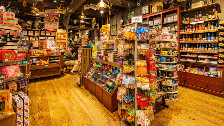candy section  in Cracker Barrel's Old Country Store