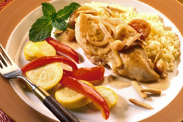 Moroccan Chicken and Almonds