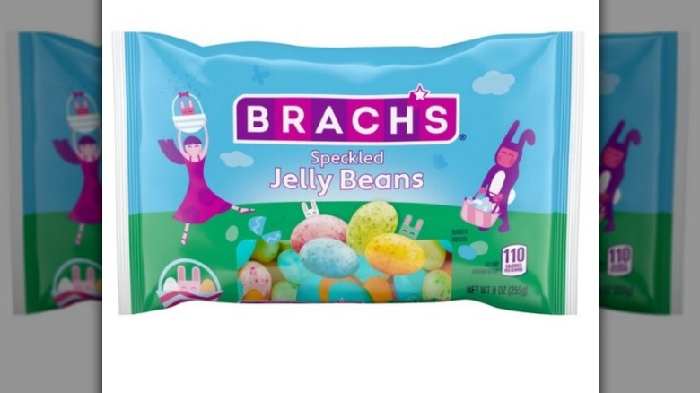 Brach's jelly beans on white background