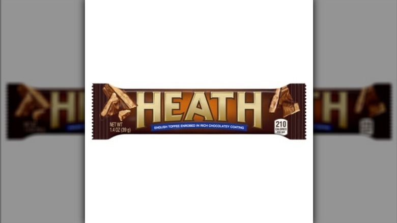 Heath bar on white background