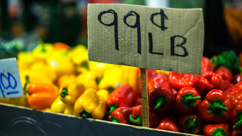 price label for produce