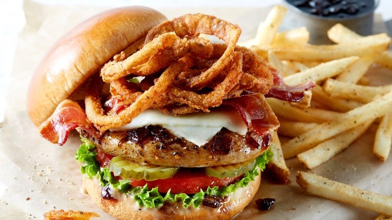 TGI Fridays Whiskey-Glazed Chicken Sandwich