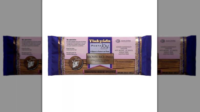 Tinkyáda brown rice spaghetti pasta