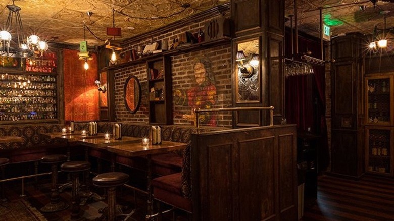 crowd watching magic show