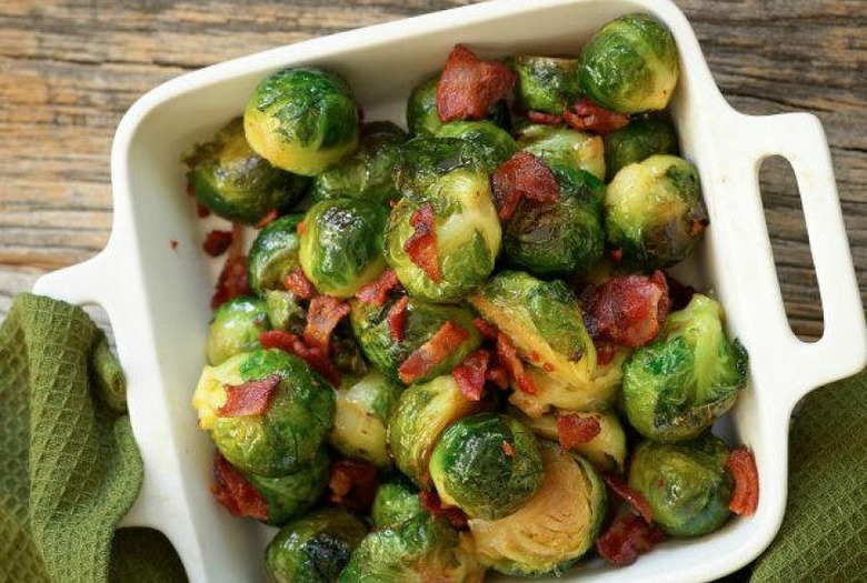Roasted Brussels Sprouts With Bacon