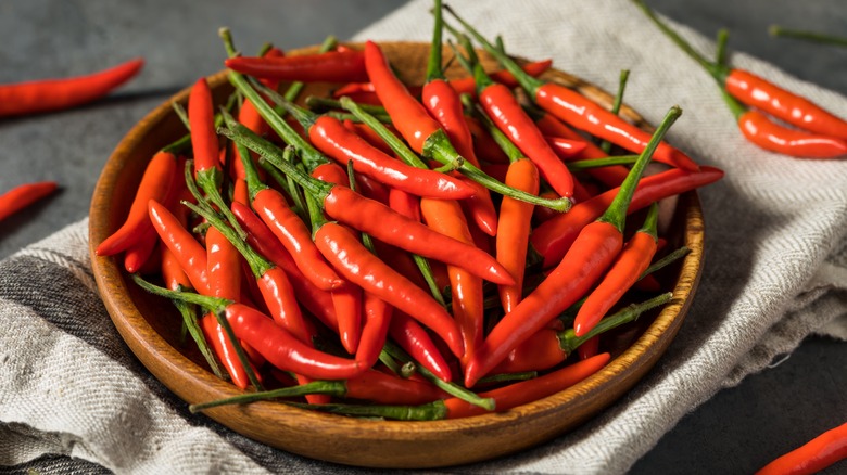 birds eye chile peppers