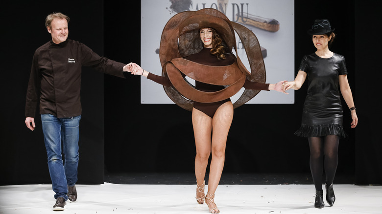 Chocolate-themed fashion show