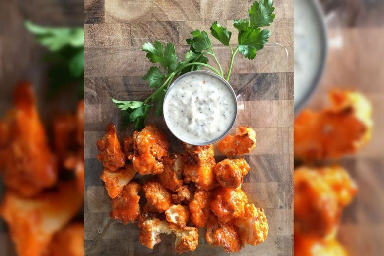 Buffalo Cauliflower Bites