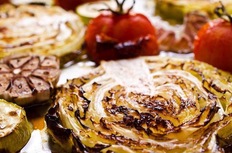 Grilled Cabbage Wedges With Spicy Lime Dressing